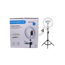 RING LIGHT CON SOPORTE TELÉFONO ZM-34B 10.0"